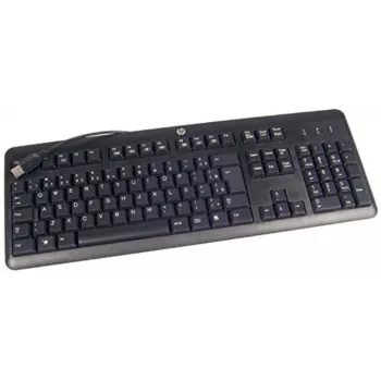 HP 672647-043 toetsenbord kantoor USB QWERTZ Duits zwart