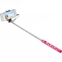 Ultron Selfie Hot Shot Roze – 15 – 45 cm selfiestick met camera-ontspanknop op de greep – Voor smartphones zoals Samsung Galaxy, iPhone en andere (173951)