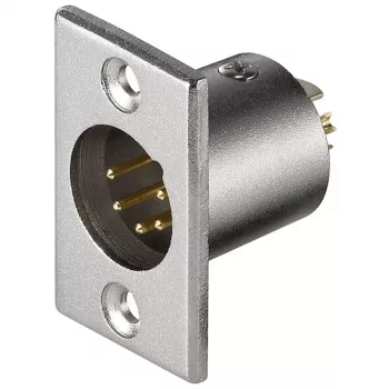 Wentronic Goobay microfoon inbouwstekker met vergulde contacten - 5-polig (11966)