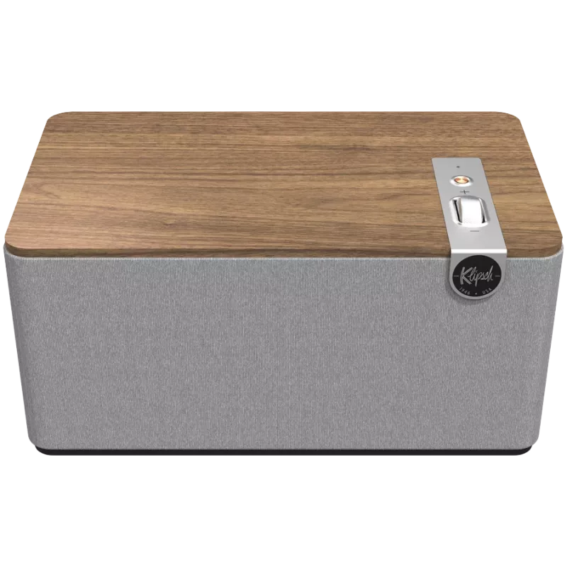 Klipsch the Three Plus premium Bluetooth-luidsprekersysteem walnoot USB RCA...