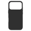 Vaste achterkant cover voor Apple iPhone 17 Pro, vloeibaar siliconen, zwart, MagFlow