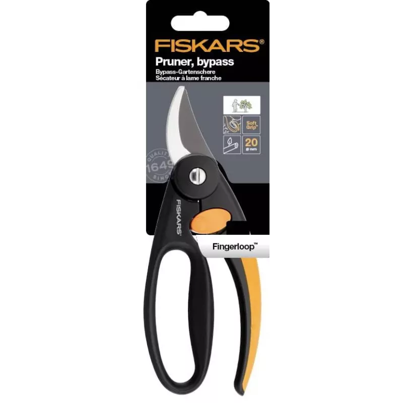 Takenschaar Fiskars 111440 bypass zwart — Fiskars 1001534 (hand-tuinschaar, bypass, zwart)