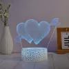 Manta SNL115RGB RGB 3D hart decoratieve LED-lampenset