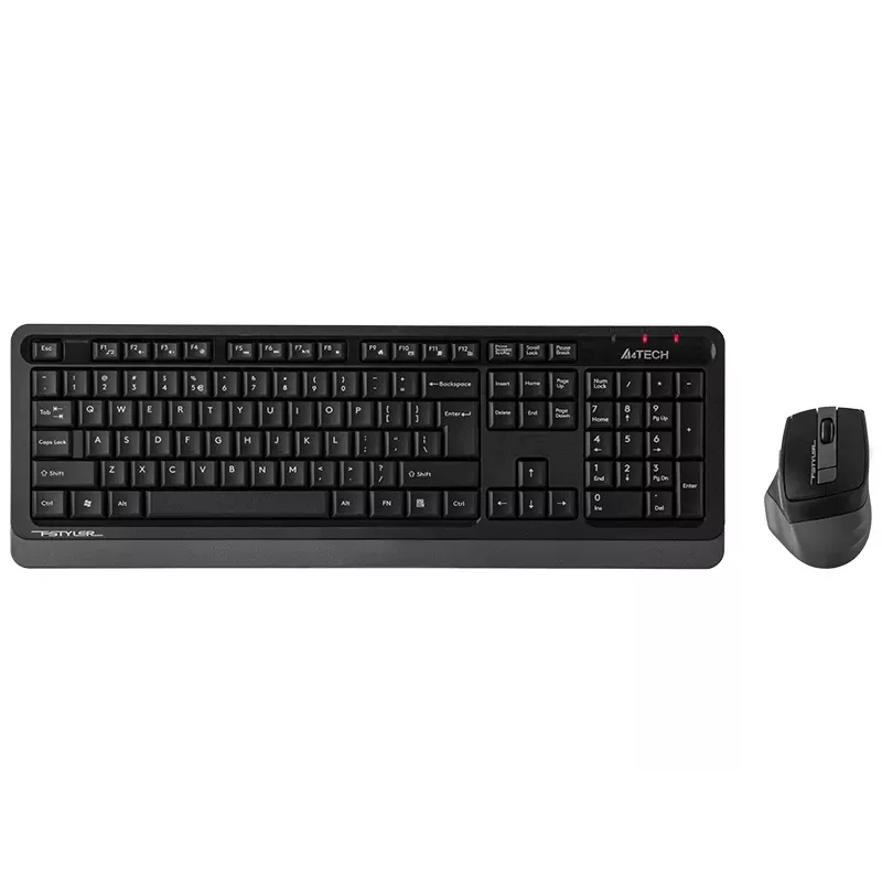 A4Tech FStyler FG1035 draadloze toetsenbord-en-muisset, 2,4G, grijs