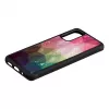 Hoes iKins voor Samsung Galaxy S20 – waterbloemenpatroon, zwart