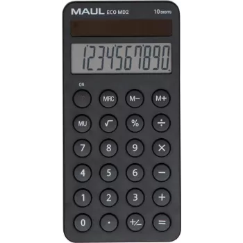 MAUL ECO MD2 rekenmachine-etui eenvoudige rekenmachine zwart (7275290)