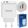 Savio LA-12 oplader voor mobiele apparaten universeel wit AC snelladen indoor