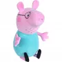 SIMBA Peppa Pig Papa Pig zachte knuffel, 37 cm, knuffel om te knuffelen en spelen