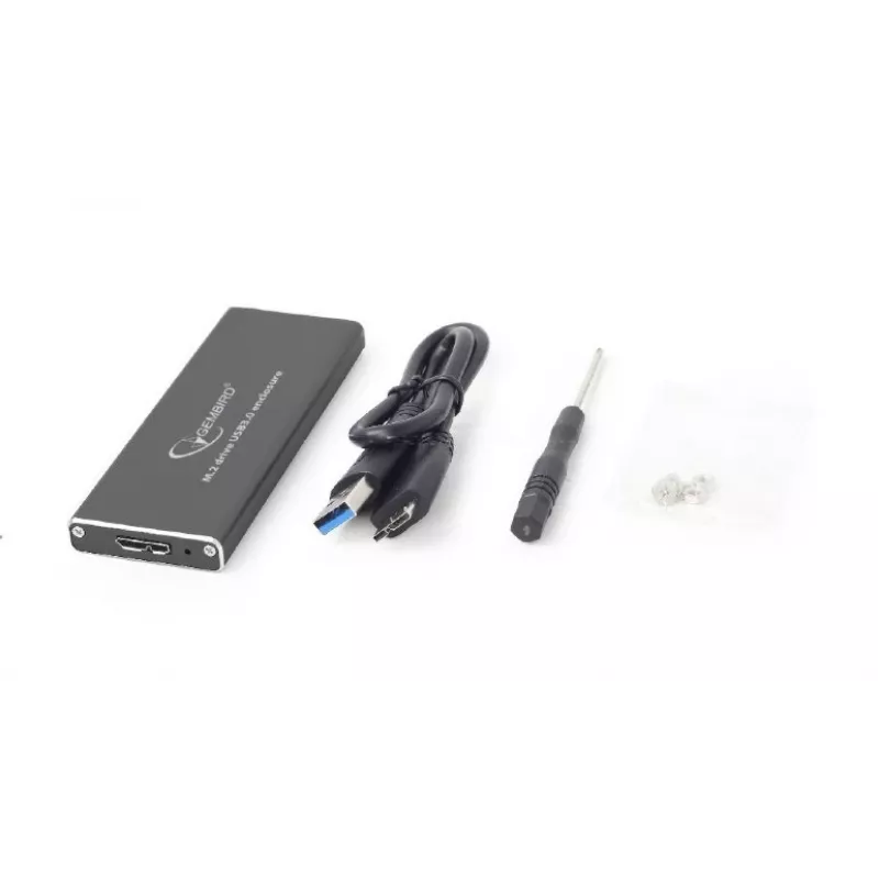 GEMBIRD EE2280-U3C-01 Gembird behuizing M.2 naar USB 3.0, aluminium, zwart