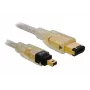 FireWire A/A kabel DeLOCK 2,0 m grijs