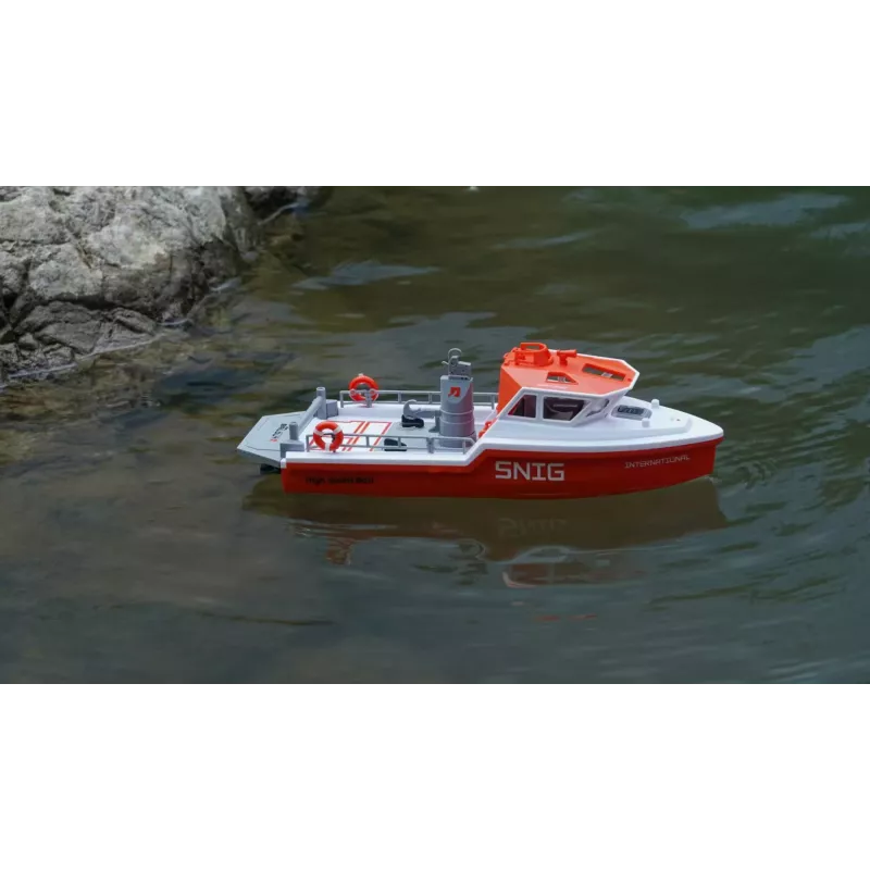 Amewi reddingsboot brushless jetvoortstuwing 320mm RTR wit/oranje (26116)