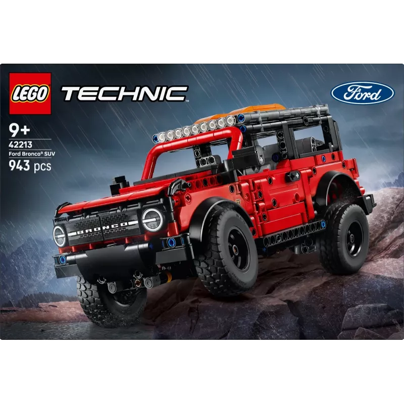 LEGO Technic constructieset Ford Bronco Off-Roader 4x4 model 42213 — 943 onderdelen, leeftijd 9+