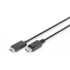 Adapterkabel DisplayPort 1.2 met vergrendeling 4K 60Hz UHD Type DP/HDMI A M/M zwart 2 m