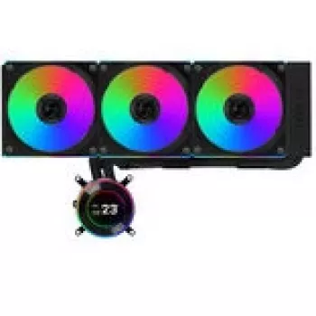 Lian Li GA II Hydroshift II LCD-C 360CL processor all-in-one vloeistofkoeler 12 cm zwart 1 stuk
