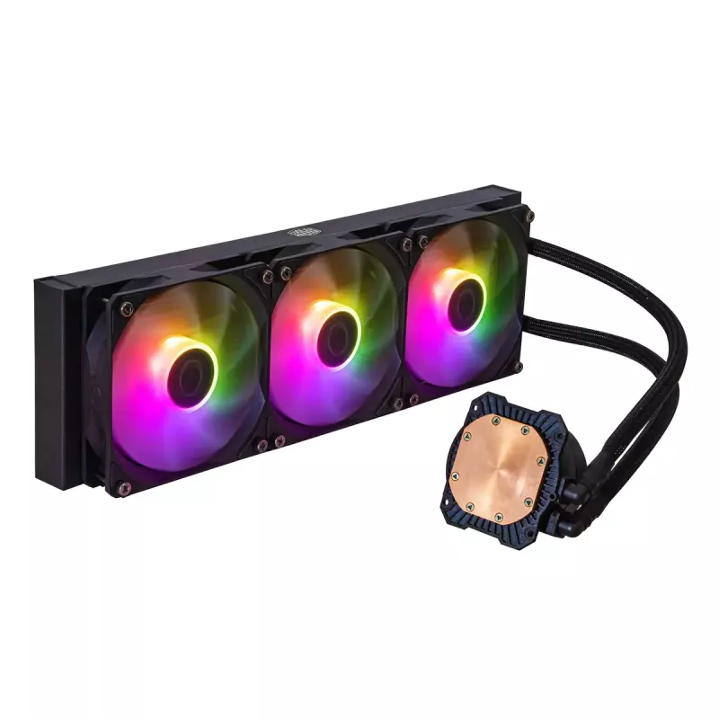 Vloeistofkoelingsset Cooler Master MasterLiquid 360L Core ARGB 12 cm zwart