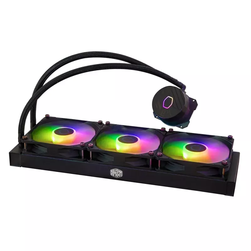 Vloeistofkoelingsset Cooler Master MasterLiquid 360L Core ARGB 12 cm zwart