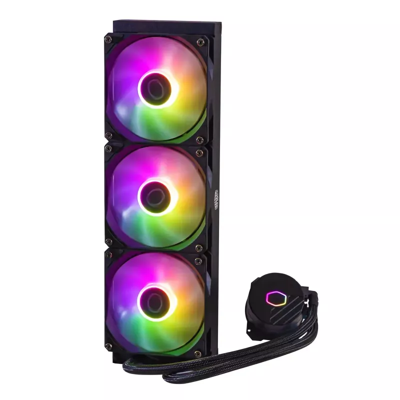Vloeistofkoelingsset Cooler Master MasterLiquid 360L Core ARGB 12 cm zwart