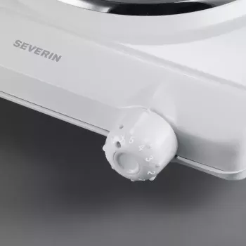 Compacte kookplaat met gesloten plaat SEVERIN KP 1091 — 1 kookzone, wit
