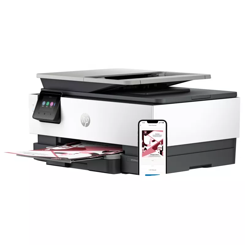 HP OfficeJet Pro 8122e draadloze all-in-one kleurenprinter, Instant Ink; dubbelzijdig printen