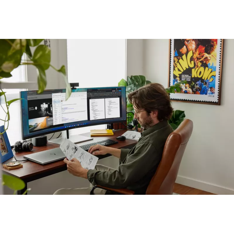 HP E45c G5 monitor 44,5 inch Dual QHD LCD 5120 x 1440