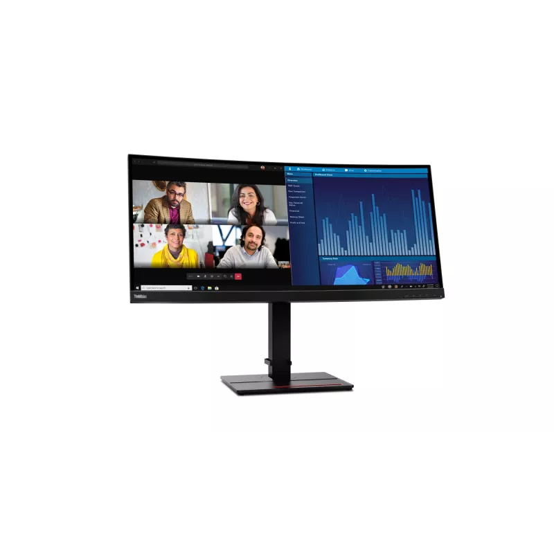 Lenovo ThinkVision P34w-20 computermonitor 86,7 cm (34,1 inch) 3440 x 1440 pixels Wide Quad HD LED zwart