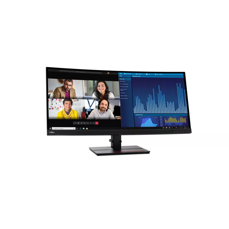 Lenovo ThinkVision P34w-20 computermonitor 86,7 cm (34,1 inch) 3440 x 1440 pixels Wide Quad HD LED zwart