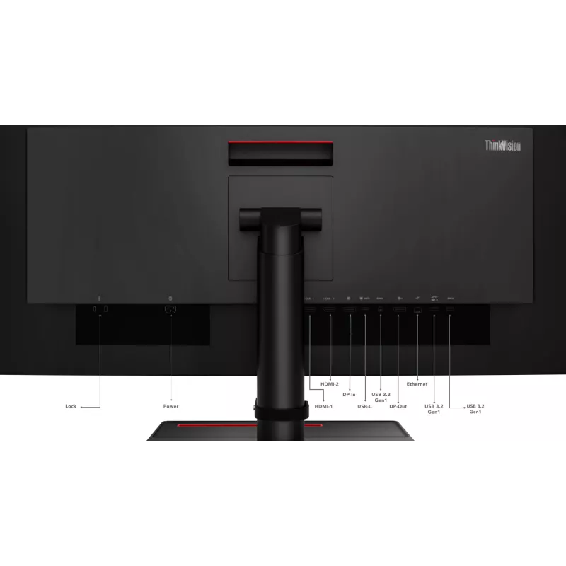 Lenovo ThinkVision P34w-20 computermonitor 86,7 cm (34,1 inch) 3440 x 1440 pixels Wide Quad HD LED zwart