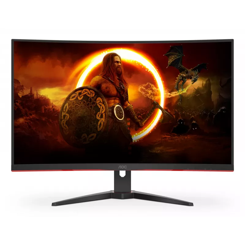 AOC G2 C32G2ZE/BK computermonitor 80 cm (31,5 inch) 1920 x 1080 pixel Full HD LED zwart, rood