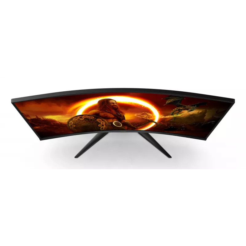 AOC G2 C32G2ZE/BK computermonitor 80 cm (31,5 inch) 1920 x 1080 pixel Full HD LED zwart, rood
