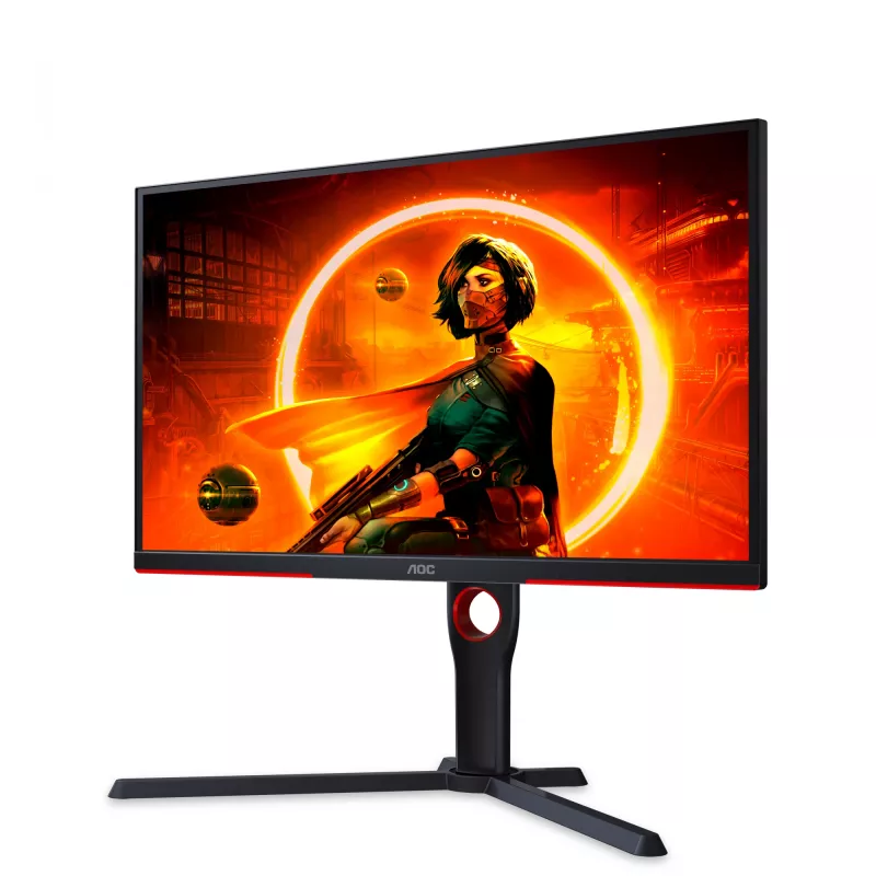AOC G3 25G3ZM/BK computermonitor 62,2 cm (24,5 inch) 1920 x 1080 pixel Full HD zwart, rood