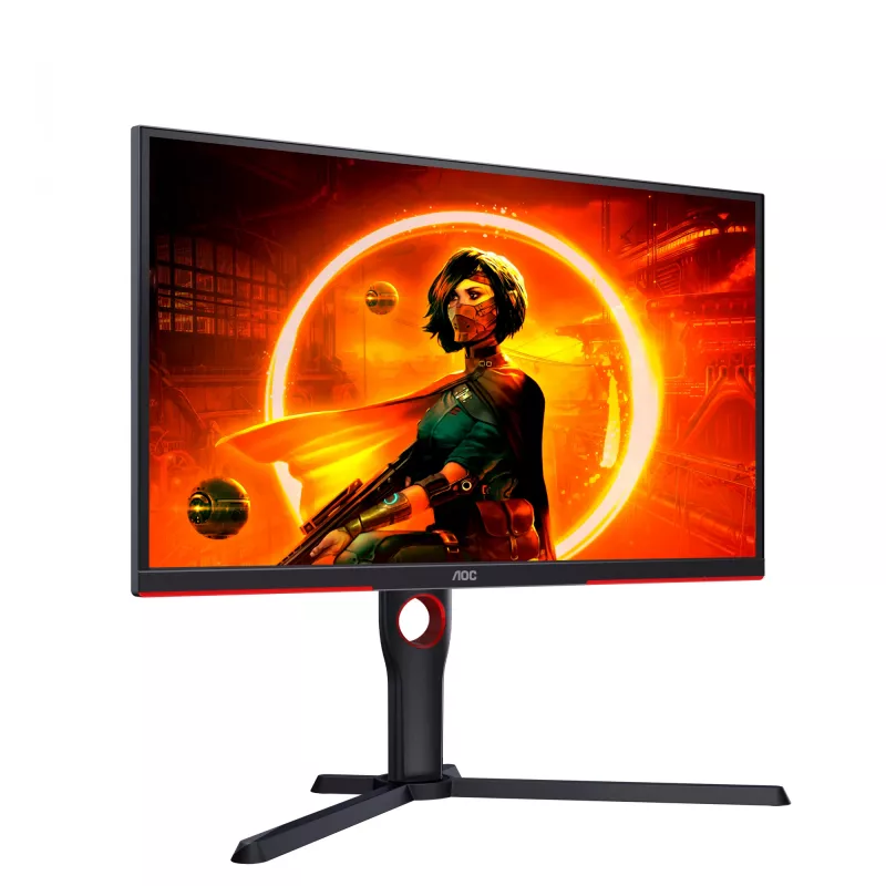 AOC G3 25G3ZM/BK computermonitor 62,2 cm (24,5 inch) 1920 x 1080 pixel Full HD zwart, rood