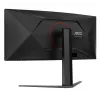 AOC G4 CU34G4Z computermonitor 86,4 cm (34 inch) 3440 x 1440 pixel Wide Quad HD LED zwart, rood