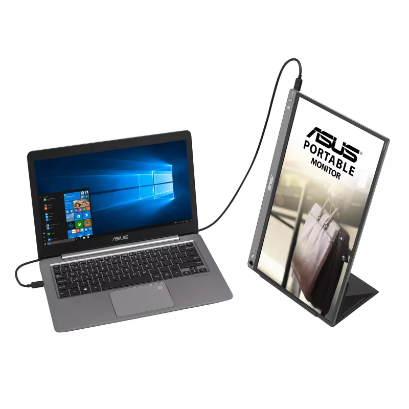 ASUS ZenScreen MB16ACE computermonitor 39,6 cm (15,6 inch) 1920 x 1080 pixel Full HD led grijs