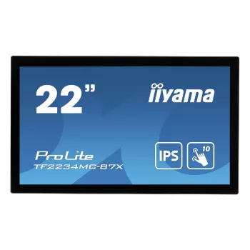 iiyama ProLite TF2234MC-B7X computermonitor 54,6 cm (21,5 inch) 1920 x 1080 pixel Full HD led touchscreen multi-user zwart
