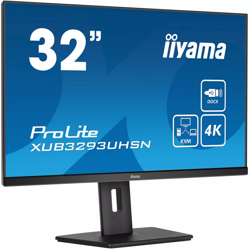 iiyama ProLite XUB3293UHSN-B5 computermonitor 80 cm (31.5 inch) 3840 x 2160 pixel 4K Ultra HD lcd zwart