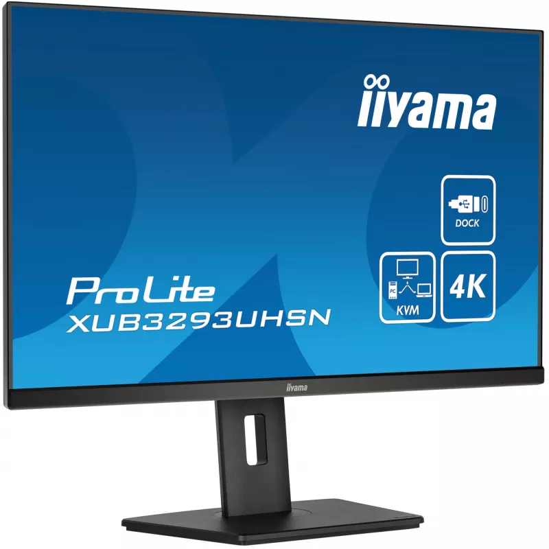 iiyama ProLite XUB3293UHSN-B5 computermonitor 80 cm (31.5 inch) 3840 x 2160 pixel 4K Ultra HD lcd zwart