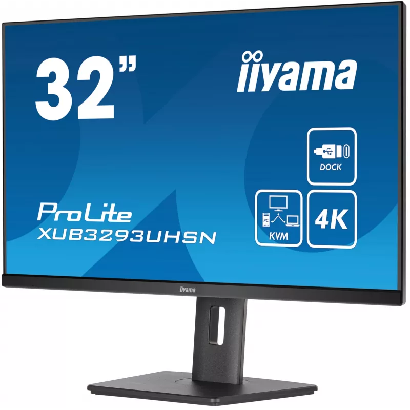 iiyama ProLite XUB3293UHSN-B5 computermonitor 80 cm (31.5 inch) 3840 x 2160 pixel 4K Ultra HD lcd zwart