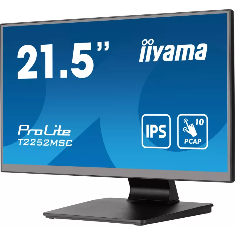iiyama ProLite T2252MSC-B2 computermonitor 54,6 cm (21,5 inch) 1920 x 1080 pixel Full HD lcd touchscreen zwart