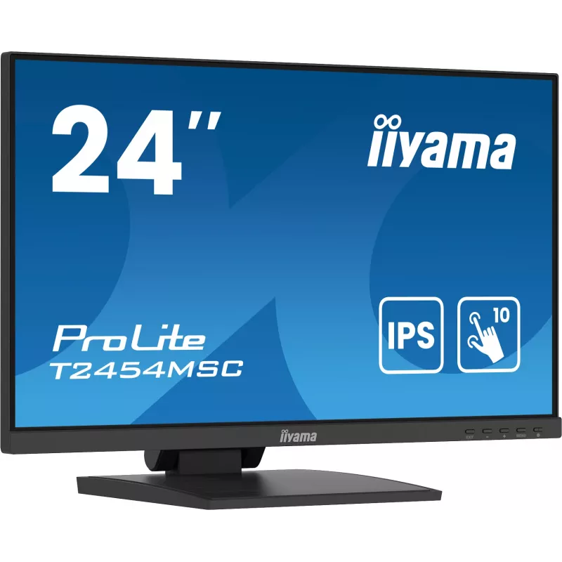 iiyama ProLite T2454MSC-B2AG computermonitor 60,5 cm (23,8 inch) 1920 x 1080 pixel Full HD LED touchscreen multi-user zwart