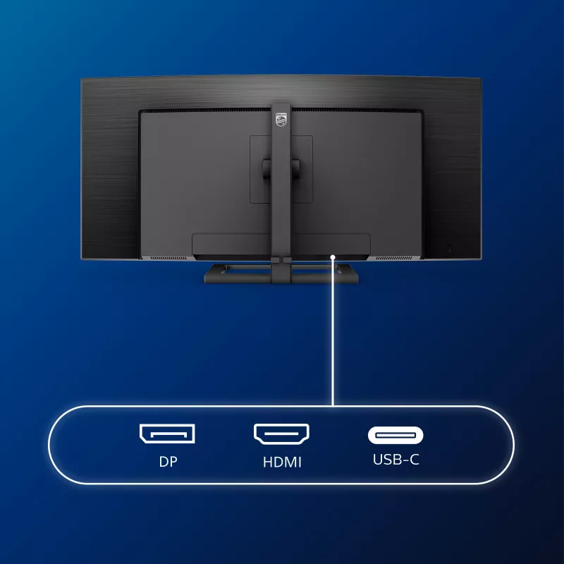 Philips E Line 346E2CUAE/00 computermonitor 86,4 cm (34 inch) 3440 x 1440 pixel Wide Quad HD+ LCD zwart