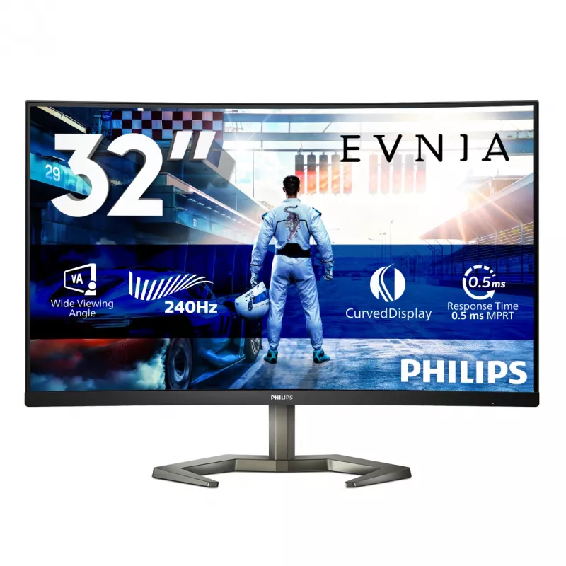 Philips Momentum 32M1C5200W/00 computermonitor 80 cm (31,5 inch) 1920 x 1080 pixel Full HD LCD zwart