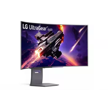LG UltraGear 45GS95QE-B gebogen OLED-gamingmonitor 44,5 inch, 3440x1440, 21:9, 240 Hz, 0,03 ms, HDMI 2.1, DisplayPort 1.4