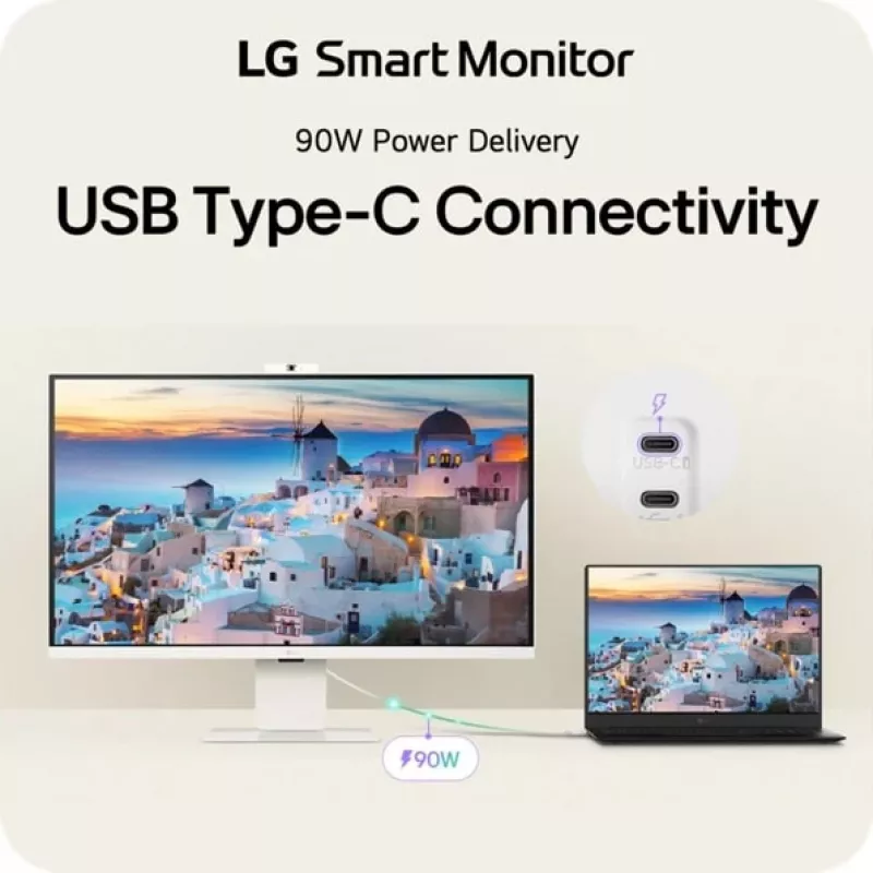 LG 32U850SA-W computermonitor 80 cm (31,5 inch) 3840 x 2160 pixel 4K Ultra HD LED wit
