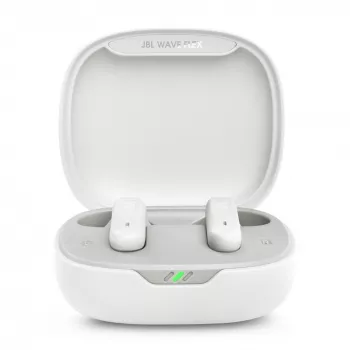 JBL Wave Flex 2 headset draadloos in-ear bellen/muziek USB Type-C wit