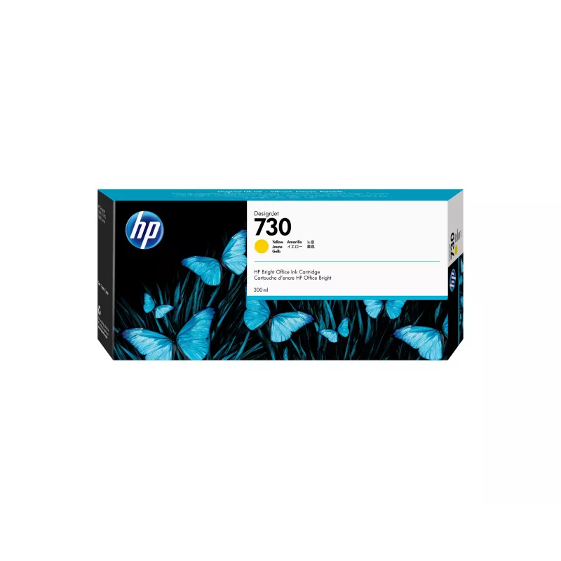 HP 730 gele DesignJet-inktcartridge P2V70A, 300 ml