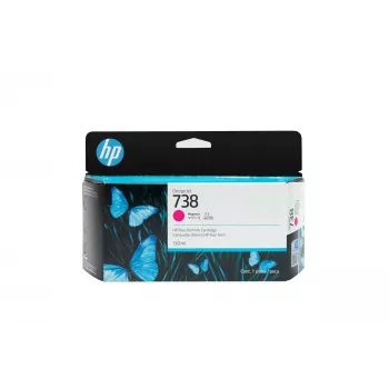 Inktcartridge HP 738 magenta voor HP DesignJet-printers (MPN 498N6A)