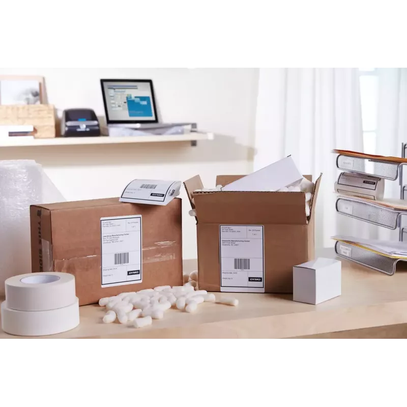 DYMO LabelWriter 5XL labelprinter | automatische labelherkenning labelprinter | print extra brede verzendetiketten van Amazon DHL & meer | perfect voor e-commerceverkopers | EU 2-pins stekker