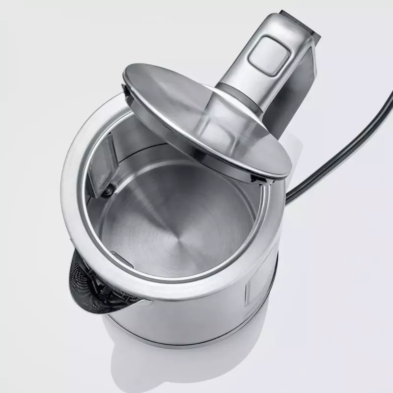 Elektrische waterkoker Severin 1.7 l 3000 W zwart roestvrij staal