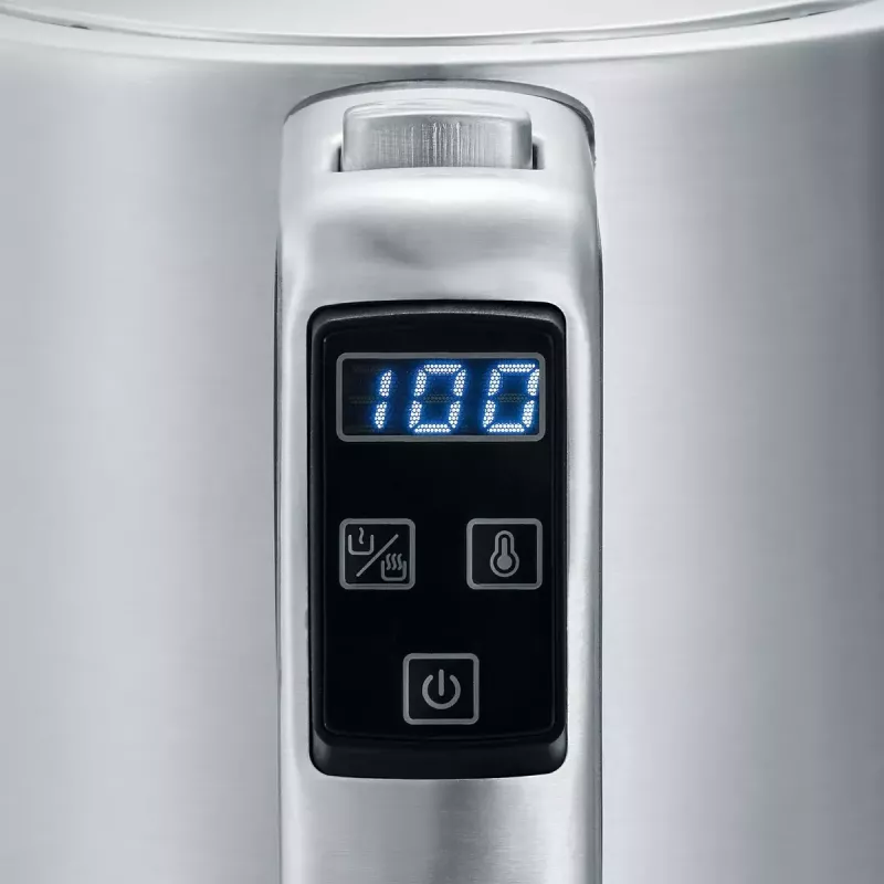 Elektrische waterkoker Severin 1.7 l 3000 W zwart roestvrij staal