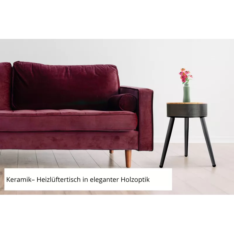 Unold 86545 elektrische ruimteverwarming binnen zwart, hout ventilator elektrische ruimteverwarming